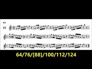 🎺🎺 🎺 ARBAN Método Completo de Conservatório para Trompete - [ESCALAS MAIORES] 17 (Fá Maior)