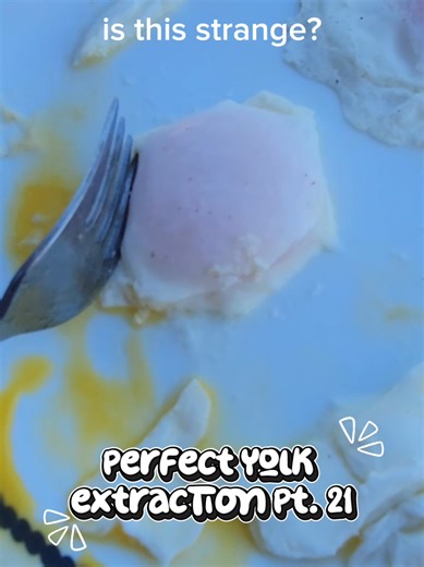 Welcome to the culinary #Olympics . Round 21, let's gooooo! I need that yolk like this: 🌝 Step 1: Extract whites with surgical precision. Step 2: Isolate the yolk like it’s a priceless gem. Step 3: Consume the entire yolk in one bite… and feel like a breakfast legend. Is this how normal people eat eggs, or have I ascended to a higher plane of over-medium mastery? How do YOU make and eat your eggs? This is my preferred method, every time. serial killer vibes? maybe. delicious? definitely. #eggs 