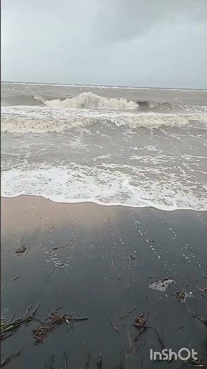 Stormy Beach Vibes | Rough Ocean Waves Crashing beach