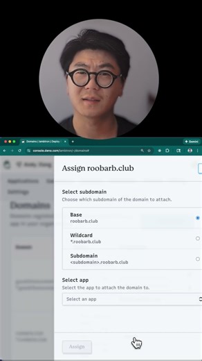 setup wildcard subdomains and SSL in under a minute on Deno Deploy #code