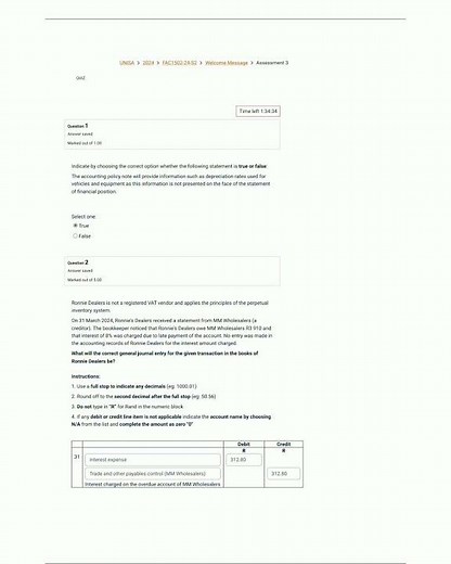 FAC1502 ASSIGNMENT 3 SEMESTER 2 2024