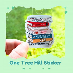 One Tree Hill Book Stack Sticker: Weatherproof Vinyl Decal - Etsy