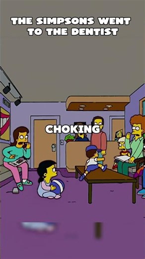 THE SIMPSONS WENT TO THE DENTIST #simpsons