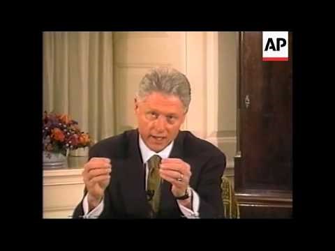 USA - Clinton videotape of testimony released