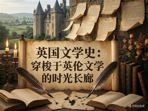 英国文学史：漫步英伦文学的璀璨时光之旅