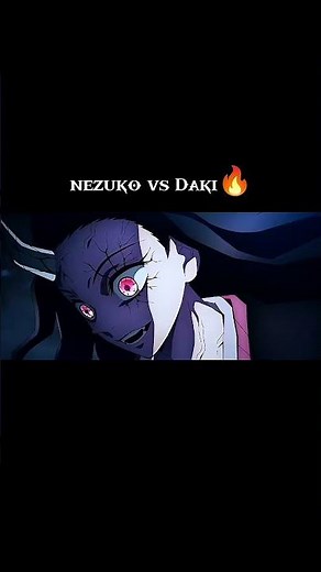 Nezuko vs Daki Epic Fight Scene 🔥 | Demon Slayer Edit