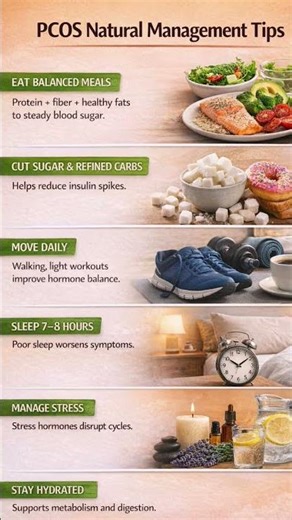 How to Control PCOS Naturally & Balance Hormones #food #healthbenefits
