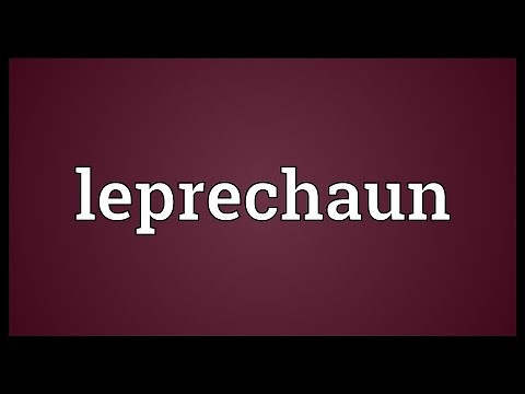 Leprechaun Meaning