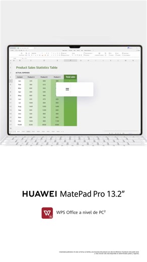30K views · 83 reactions | La nueva #HUAWEIMatePad Pro 13.2" llega con la función de crear y editar documentos, presentaciones, por su WPS office a nivel de PC. Encuéntralo ya en HUAWEI Store https://bit.ly/4juvnyP. | Huawei Mobile | Facebook