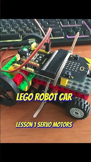 lego robot microbit servo motor