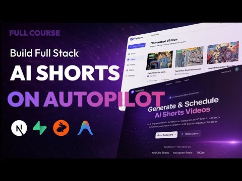 🎬 Full-Stack AI Short Video Generator & Auto Scheduler App (Next.js + Google Antigravity)