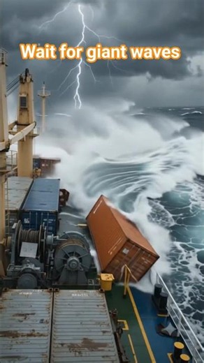 Monster Wave Hits Cargo Ship in DEADLY Storm! 😱🚢