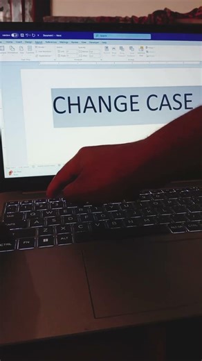 Shift+F3 key magic #ctrlcomputer #computereducation #shortcutkeys #msword