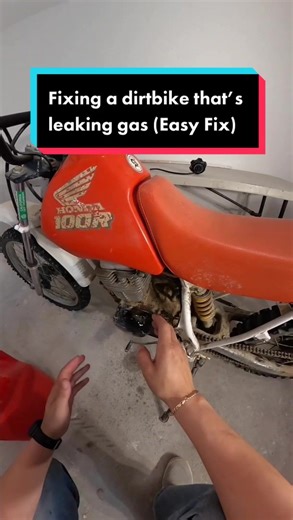 Fixing a Dirtbike Gas Leak: Easy Solutions