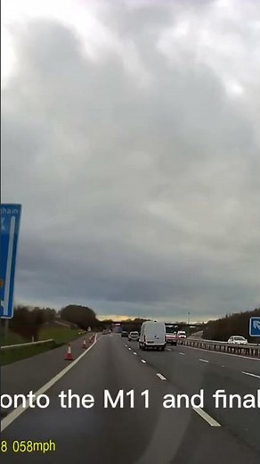 Brighton to Northampton via M11 M25 and M1