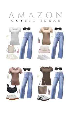 Simple outfits with jeans and tees you’ll love