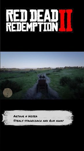 RDR2: The OG Stagecoach Robbery with Hosea! 🤫 #RDR2 #RedDeadRedemption2 #ArthurMorgan