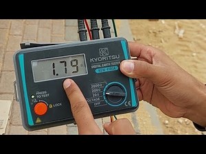 قياس مقاومة الارضي - measurement of earthing pit resistance