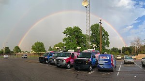 8.1K views · 406 reactions | IN CASE YOU MISSED IT: Afternoon showers produced a rainbow stretching from West Memphis to South Memphis, over the News Channel 3 studio, on Monday. | WREG News Channel 3 | Facebook