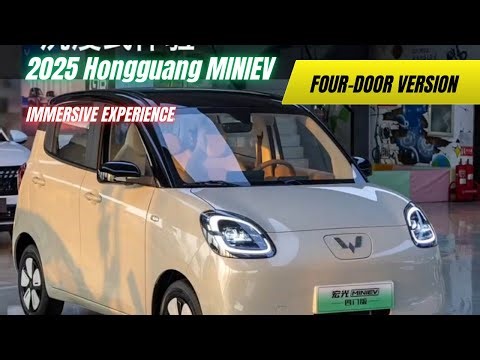 The Wuling Hongguang MINIEV four door version offers