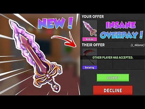 WHAT DO PEOPLE TRADE FOR *NEW* NEBULA GODLY (MM2 Trading)