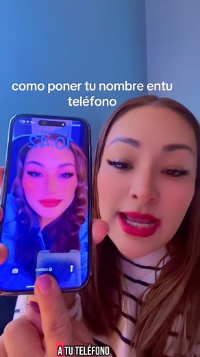 Como poner tu nombre en el teléfono tutorial | Lorena Argueta
