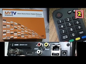 Decoder Mytv Original Unboxing with installation failed and success scan channel Masalah Signal
