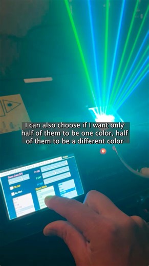 Laser Harp Lessons: Part 1 - How It Works Did you know the laser harp has a screen on it where I can change the color and number of laser beams? | Robert DeLong