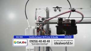 Unleash your creativity with our amazing CoLiDo Compact 3D Printer for just £449! Order now at http://bit.ly/2npACEX This deal only lasts until 9pm Wednesday 15th March, so hurry! | Ideal World