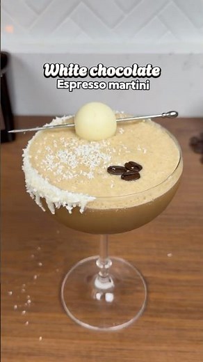 White Chocolate Espresso Martini Recipe | Sweet & Creamy Cocktail #cocktail #espressomartini #recipe