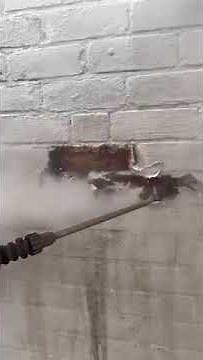 How to remove paint from masonry. #doff #restoration #brickwork #yorkshire
