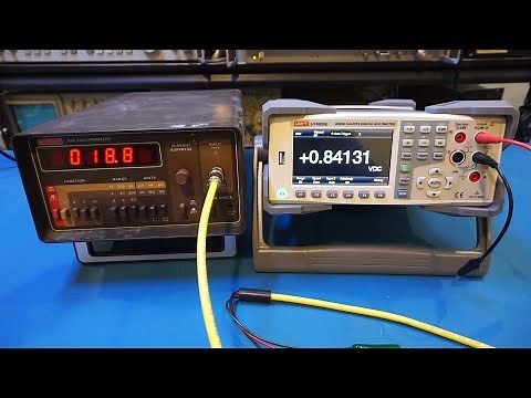 UNI-T UT8805E 5 ½ Digit Bench Multimeter Input Impedance Measurement