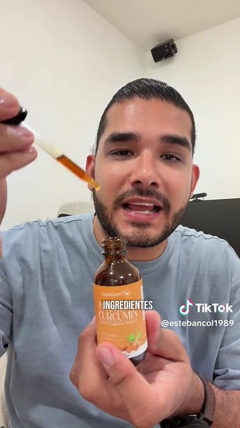 Suplemento para el Hígado CareGem Turmeric Curcumin & Milk Thistle Liquid Drops for Liver Health Support | Herbal Blend with Dandelion, Chamomile, Black Pepper & Ginger | Orange Flavor | 2 fl oz #CareGem #milkthistle #turmeric #liversupport #gutsupport