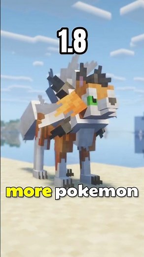 Every Pokémon Being Added in Cobblemon 1.8 🔥🔥 #minecraft