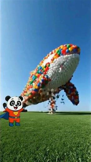 Giant Balloon Whale! 🐋🎈