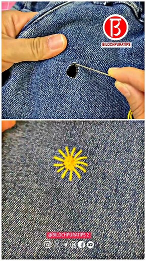 This way of mending clothes looks so good! Part 2676 Follow My Page Instagram : @bilochpuratips2diy Follow My Page Instagram : @bilochpuratips2diy . . . . . . #bilochpuratips2diy #bilochpuratips #needlework #sewing #reels . | Bilochpuratips 2 Diy