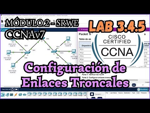 3.4.5 Packet tracer - Configuracion de enlaces troncales (Resolucion)