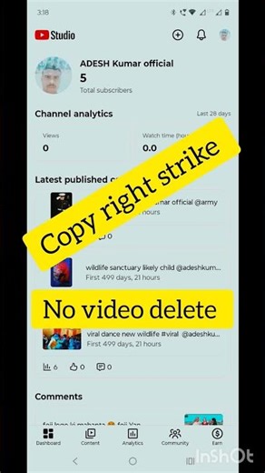 copy right strike aane par Kya kre aur kya na kre #copyrightfree #copyright #claim