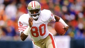 The greatest WR of all time. Is there even a debate? Jerry Rice's career highlights! | NFL Throwback
