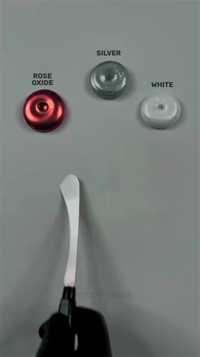 Rose Oxide silver white paint mixing asmr #paintmixing #satisfyingvideos #unique #colormixing #asmr