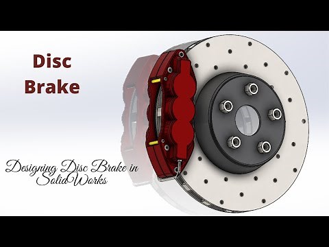 Designing a Disc Brake in SolidWorks || Disc Brake