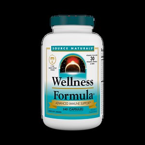 Source Naturals Wellness Formula Bio-Aligned Vitamins & Herbal Defense Advanced Immune Support* - Dietary Supplement & Immunity Booster - 240 Capsules