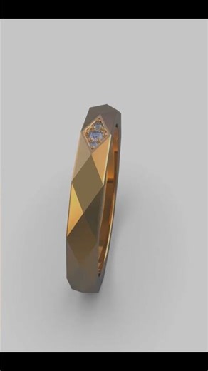 Luxury Ring Rendering in Matrix 9 💎 | Realistic CAD Render #shorts #matrix9 #diamond #jewelrycad