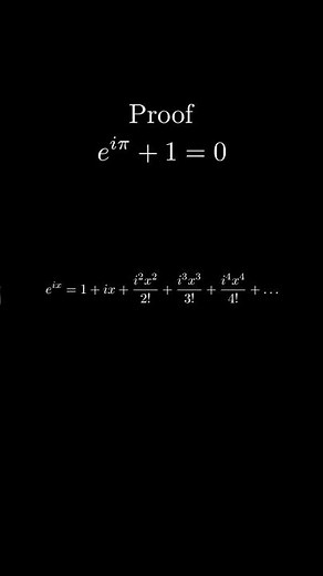 Euler’s identity proof