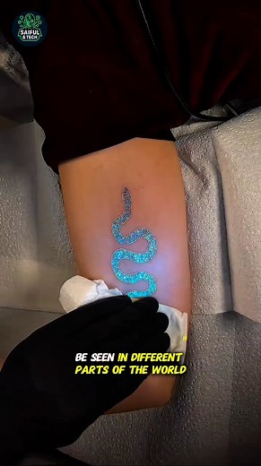 2.7K views | Invisible Tattoos That Glow at Night  | UV Tattoo Trend Explained #trending #viral | Saiful | Facebook