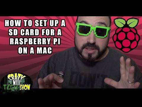 How to set up a sd card for a Raspberry pi on a Mac