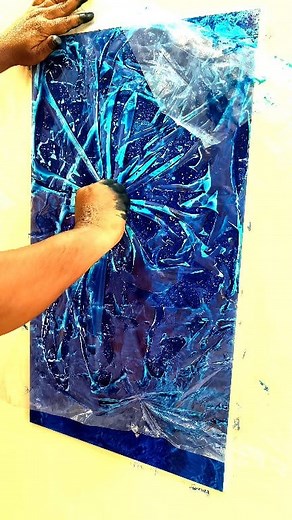 Marble Texture Design By Camal Oil Tube turpentine #texture #marble #painting #short #reels | Vinod Kumar Varma