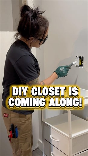 DIY Closet Progress!