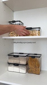 Pantry organising is easy with Sistema ULTRA™ containers. Durable, stackable and airtight lids keep pantry staples fresher for longer. | Sistema Australia