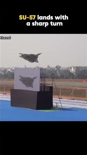 The INSANE Difference Between F-35 and Su-57 Landings #shorts #f22raptor #su57